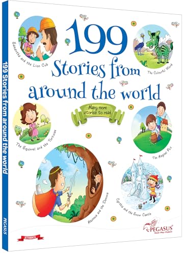 199 Stoies from Around the World - Exciting Stories for 3 to 6 Year Old Kids (Paperback)