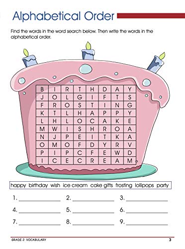 Second Grade Activity Book: 320 Pages of Practice for Ages 7-8 - Grammar, Math Operations, Writing, Social Science, Geometry, Vocabulary, Science & more (Paperback)