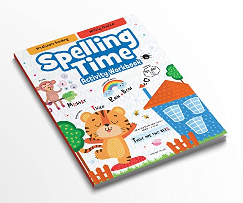Spelling Time- Activitiy Workbook for Kids (Ages 6-8) I Vocublary Building I Writing Practice I Screen Free time of 2.5 hours (Paperback)