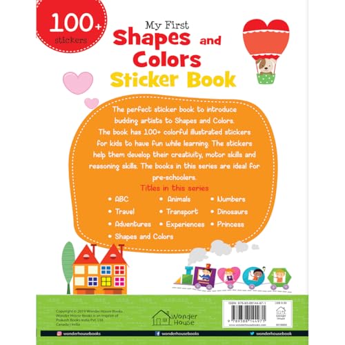 My First Shapes and Colours Sticker Book: Exciting Sticker Book With 100 Stickers (Hardcover)