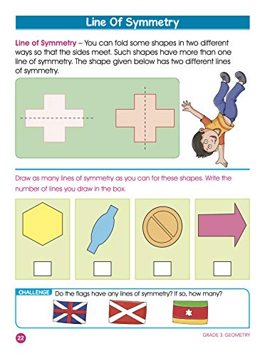 Geometry: Grade 3 Fun-Filled Activity Book for Kids | Smart Scholars | Basic Geometric Concepts | Shape 3D Recognition | Tangible | Visual Learning ; 8+ Ages (Paperback)