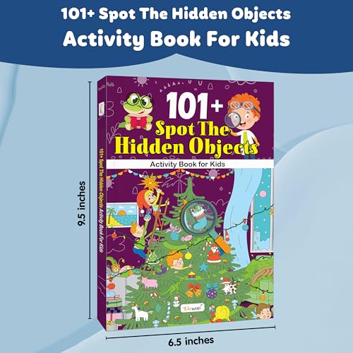 101+ Spot the Hidden Objects Activity Book for Kids : Early learning Educational Workbook, Puzzle Activity Book for Kids , Brain-Boosting Activities (Paperback)