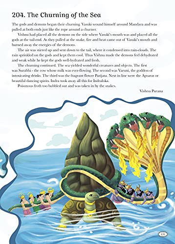 365 Stories from the Vedas: The Upanishads and the Puranas - Indian Mythology Storybook for Kids | Ancient Indian Wisdom | Spiritual Tales | Life Lessons | Colourful Illustrated for Children (Hardcover)