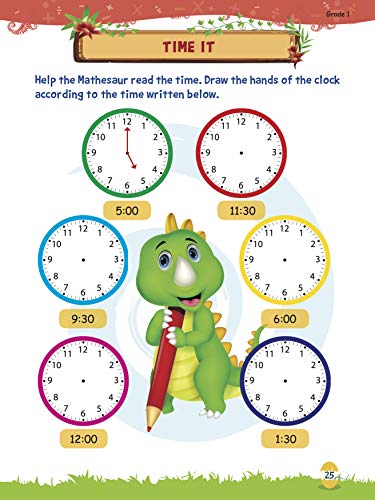 Activity Book : Mental Math : Mathesaurs Mental Math Activity Workbook Grade-1 (Paperback)