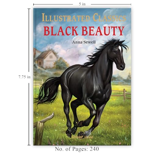 Black Beauty: Illustrated Abridged Children Classics English Novel With Review Questions (Hardback) (Hardcover)