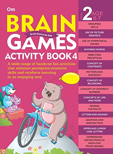 Activity Book : Brain Games for Kids : Brain Games Activity Book Level 2 : Book-4 (Paperback)