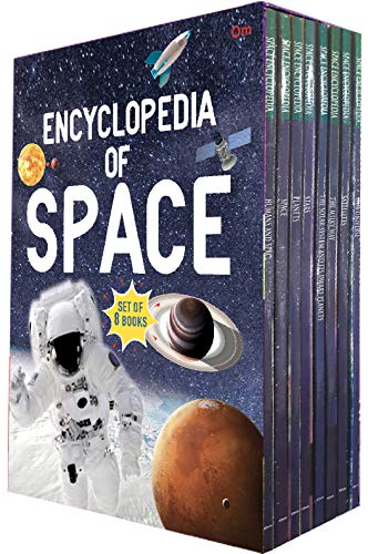 Space Encyclopedia: 8-Book Collection | Space Knowledge Book for Little Astronomy | Explore the Universe, Human Space Exploration, Planets, Satellites, Stars & The Solar System | Children’s Space Libr (Paperback)
