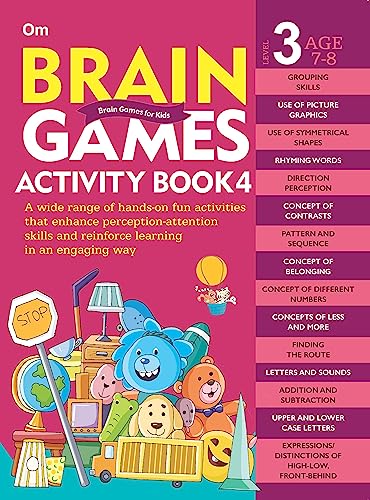 Activity Book: Brain Games for Kids - Brain Games Activity Book Level 3 - Book-4 (Paperback)