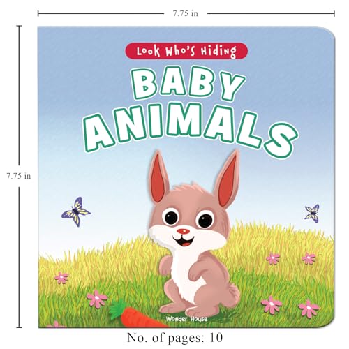 Look Who’s Hiding: Baby animals (Look Who’s Hiding) (Board book)