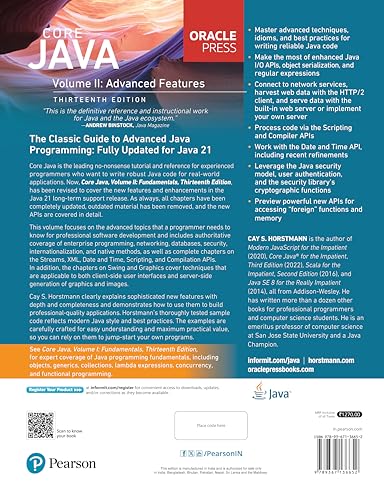 Core Java, Volume 2: Advanced Features (Old edition) (Paperback)