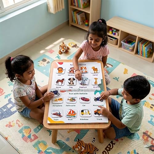 TodFod Chhote Natkhat All in One Early Learning Board Book For Kids to Learn Shapes, Colors, Fruits, Numbers, Body Parts Fruits, Vegetable, Animal And ... Binder Book For Toddlers [Board book] TodFod (Board book)