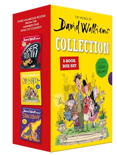 David Walliams a 3 book Boxset: Spaceboy, Blunders, Supersleuth, Three hilarious adventures from best-loved children's author David Walliams – fantastically illustrated throughout by Adam Stower (Paperback)