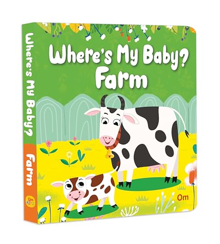 Board Book: Where's My Baby? Farm - Illustrated Story books for Kids (Board book)