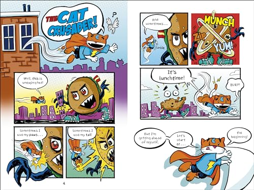 Max Meow Book 1: Cat Crusader: A graphic novel (Paperback)