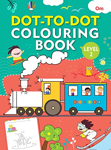 Colouring Book : Dot-to-Dot Colouring Book Level 2 (Paperback)