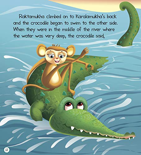 Panchatantra Stories: The Monkey and the Crocodile (Paperback)