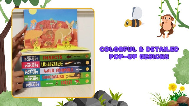 Pop Up Forest Book for Kids: Autumn, Mangroves, Rainforests & Discover the World of Forest | Journey Nature’s Wonders | Interactive Learning | ... | Adventure Fun Facts for Little Scholars (Hardcover)