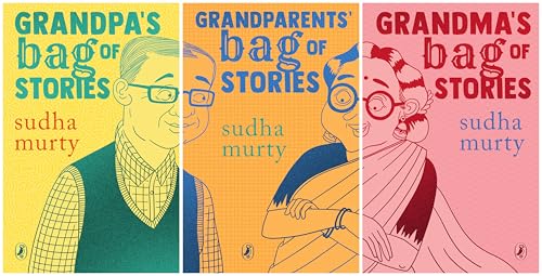 A Bagful of Stories: A Gift Edition Boxset of Grandma’s, Grandpa’s and Grandparents’ Bag of Stories by Sudha Murty (Hardcover)