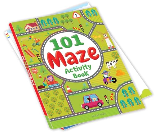 101 Maze Activity Book: Fun & Challenging Mazes for Kids Boost Critical Thinking, Problem-Solving & Motor Skills | Ages 4–8 | Over 100 Engaging Maze Challenges | 3 Hours of Screen-Free Fun | Perfect f (Hardcover)