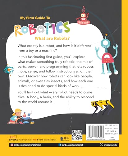 Robotics: The First Guide to Robotics - What are Robots? | Beginner’s STEM Book for Kids | Introduction to Robots, Types & Uses | Educational Guide for Ages 8+ (Paperback)