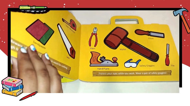 What's in My Toolbox - Board books for Kids - Children Knowledge and activity Board books (Handle Books What's in Board book) (Board book)