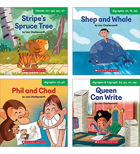 Laugh-A-Lot Phonics: Blends & Digraphs (Parent Pack): 12 Engaging Books That Teach Key Decoding Skills to Help New Readers Soar (Paperback)