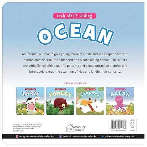 Look Who's Hiding - Ocean : Pull The Tab Novelty Books For Children (Board book)