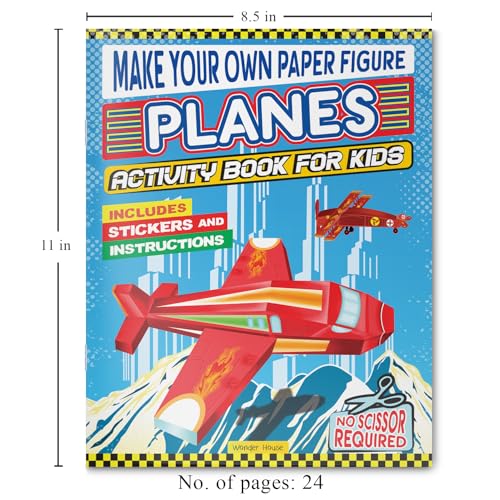 Make Your Own Paper Figures – Planes Cut, Fold & Create Flying Fun | Ages 6–10 | DIY Activity Book with Templates for 2+ Hours of Crafty Fun (Paperback)