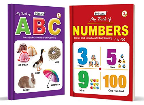 Picture Books Collections Set of 12 for Kids (Age 2–5) | Early Learning Books Combo | Alphabets, Numbers, Animals, Colours, Good Habits & More | ... (Picture Books Collection for Early Learning) (Cards)