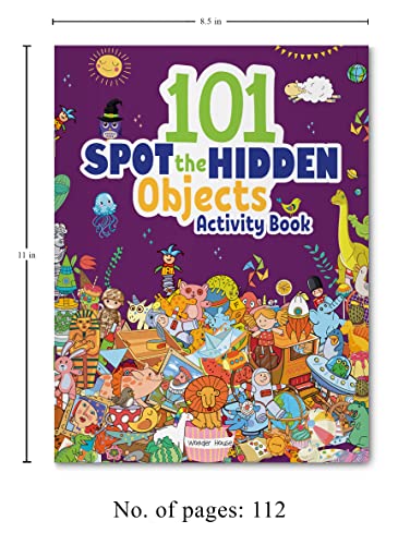 101 Spot the Hidden Objects Activity Book Boost Focus, Visual Discrimination & Observation Skills | Fun and Engaging Puzzles with Thematic Scenes | Ages 4–8 | 2 Hours of Screen-Free Brain-Boosting Fun (Paperback)
