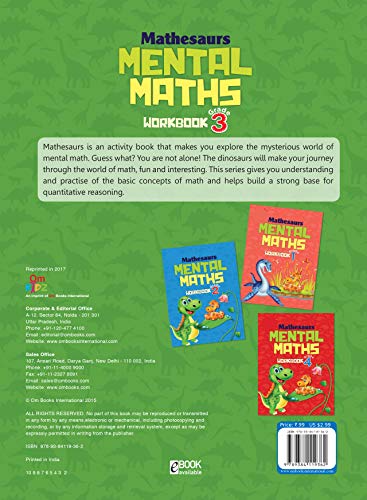 Activity Book : Mental Math : Mathesaurs Mental Math Activity Workbook Grade-3 (Paperback)