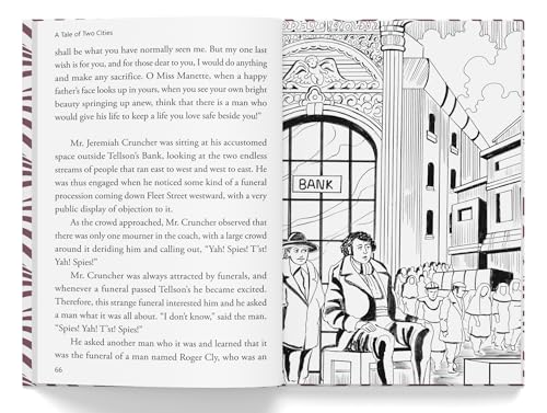 A Tale of Two Cities : Illustrated Abridged Children Classics English Novel with Review Questions (Hardcover)