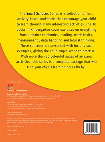 Activity Book : Kindergarten : Smart Scholars- Kindergarten Vocabulary Fun-filled Activities (Smart Scholars Series) (Paperback)