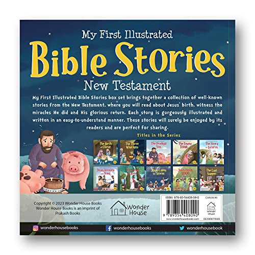 My First Illustrated Bible Stories New Testament (Boxed Set of 10 Books) (Paperback)