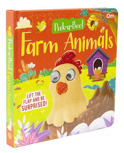 Peek-A-Boo! Farm Animals Board Book for Children: Lift the Flap Fun Book for Babies & Toddlers | Interactive Early Learning | Lift, Look & Learn | ... | First Farm Animal Book for Little Hands (Board book)