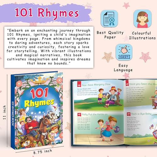 101 Panchatantra, Fairy, Bedtime, Rhymes, Animal, Aesop, Mythological, Grandma and 101 Moral Stories (Ages 3-12) (Hardbound) : Kids story book, Children learning story book | Combo of 9 story books (Hardcover)