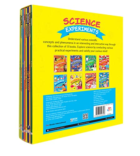 Science Experiments: Collection of 8 Books - Science Activity Book for Kids - Simple, fun and engaging activities for Kids (Paperback)