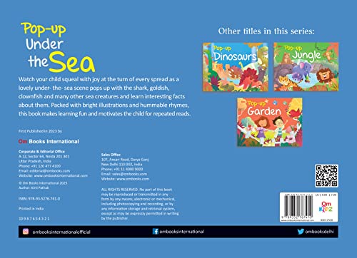 Pop Up Under the Sea Book for Children: 3D Interactive Learning Adventure Pop Book for Kids | Meet Sea Creatures | Underwater World Unfolds | Hands-On Ocean Adventure | Fun & Educational Pop Up Book | (Pop-Up)