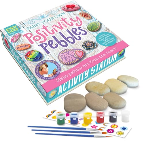Paint Your Own Positivity Pebbles (Activity Station Gift Boxes) (Paperback)