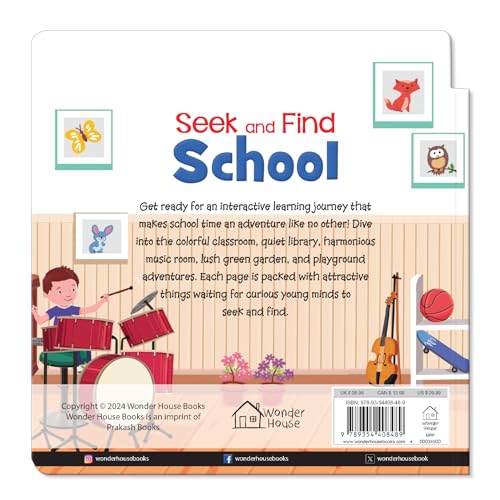 Seek And Find: School (Board book)