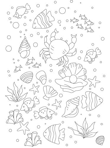 Colouring Book: Doodle Colouring Book Ocean (Paperback)