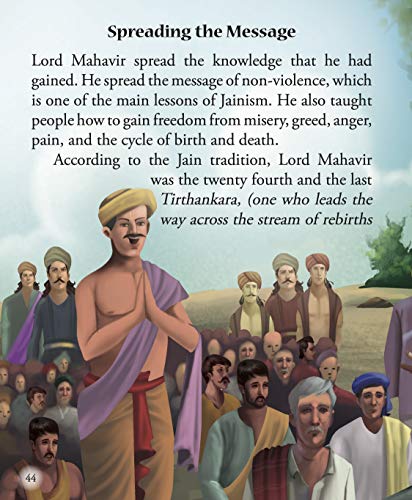 Large Print: Mahavir the Twenty Four Tirthankara (Illustrated Biography) (Hardcover)