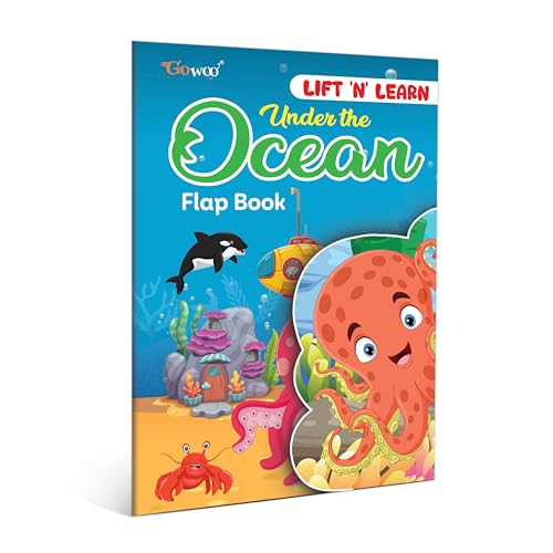 Under the Ocean Flap Book: Flap Book for Children, Colorful Underwater, Early Learning Adventure, learning book for kids for Ages 3-12 (Paperback)