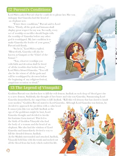 101 Tales of Ganesha: Stories of Lord Ganesha’s Wisdom, Miracles & Devotion | Inspirational Hindu Tales for Kids | Illustrated Storybook from the Puranas & Mythology | Ages 6+ (Paperback)