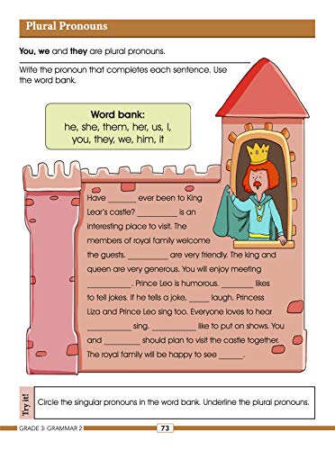 Third Grade Activity Book: 320 Pages of Practice for Ages 8-9 - Grammar, Math Operations, Writing, Social Science, Geometry, Measurement & Data Handling, Vocabulary, Science & more (Paperback)