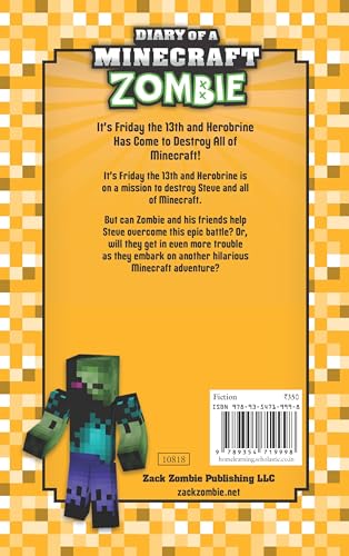 DIARY OF A MINECRAFT ZOMBIE #13: FRIDAY NIGHT FRIGHTS (Paperback)