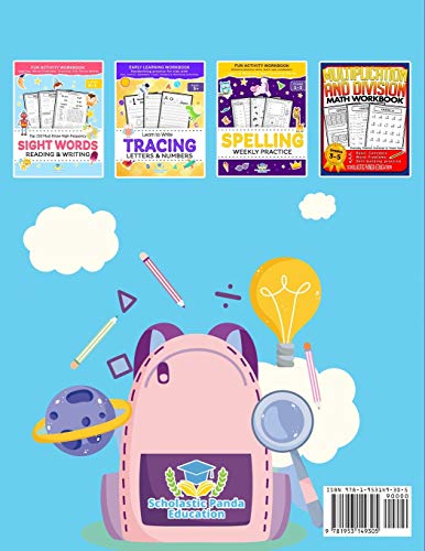 Preschool Easy Learning Activity Workbook: Preschool Prep, Pre-Writing, Pre-Reading, Toddler Learning Book, Kindergarten Prep, Alphabet Tracing, ... Activities: 2 (Kids Coloring Activity Books) (Paperback)