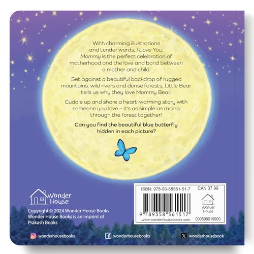 I Love You, Mummy Bear – A Heartwarming Illustrated Board Book for Kids: Gentle Story of Love, Bonding & Cuddles Between Mother and Baby Bear | ... for Toddlers & Preschoolers | Ages 2–6 Years (Board book)