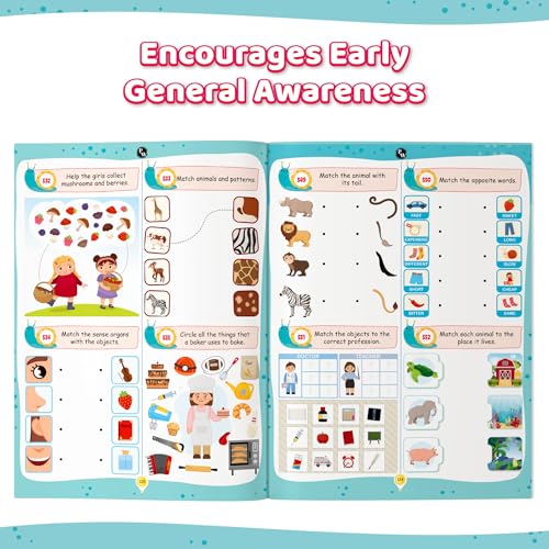 1200+ Brain Booster Activity Book for Kids Ages 5–9 | Theme Based Activity Book with 500+ Free Printable Worksheets & Parenting Tips | Puzzles, Mazes, Brain Teasers, Word Searches and Mind Games