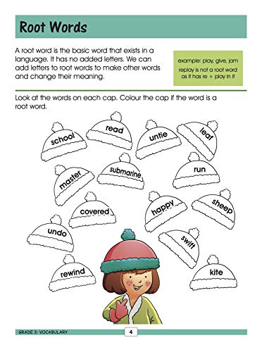 Vocabulary Fun-Filled Activity Book for Kids Grade 3: Smar Schoolars | Children’s Vocabulary Build | Language Skill | New Words | Language fluency ; 8+ Ages (Paperback)